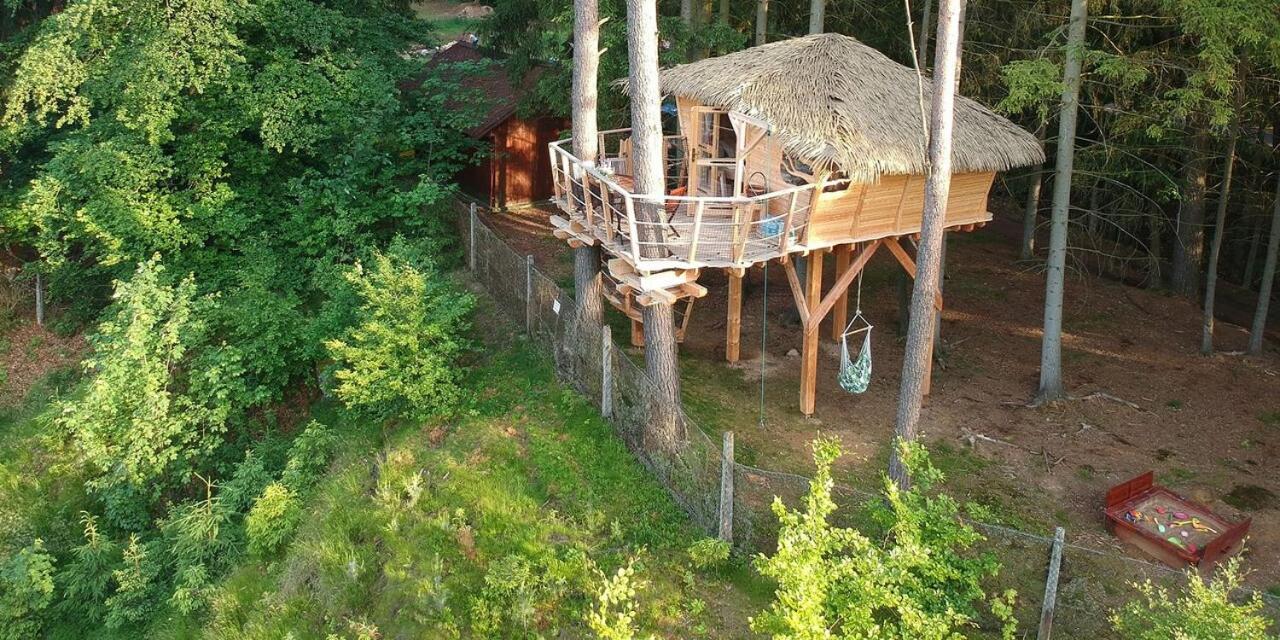 Treehouse U Rybnika Hotell Osecna Exteriör bild